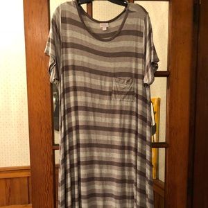 *3/$30* Shades of Gray LuLaRoe Carly Dress XL